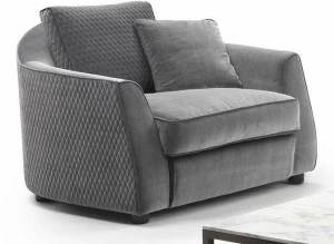 Marelli Кресло в набуке с подлокотниками Roger