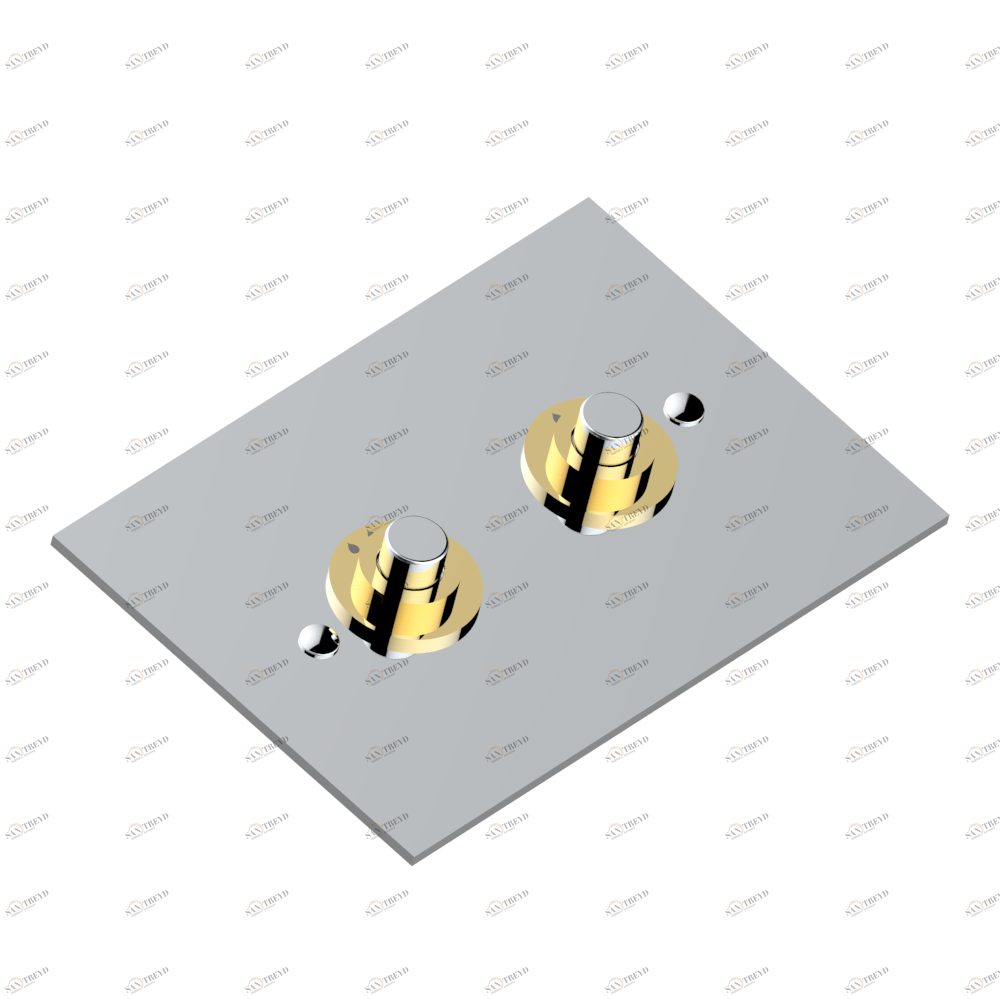 G00-219D WC Flush Plate compatible with Geberit frame Duofix Omega 12CM H82 Thg-paris прочие артикулы THG Хром/золото G00-219D CAT.A