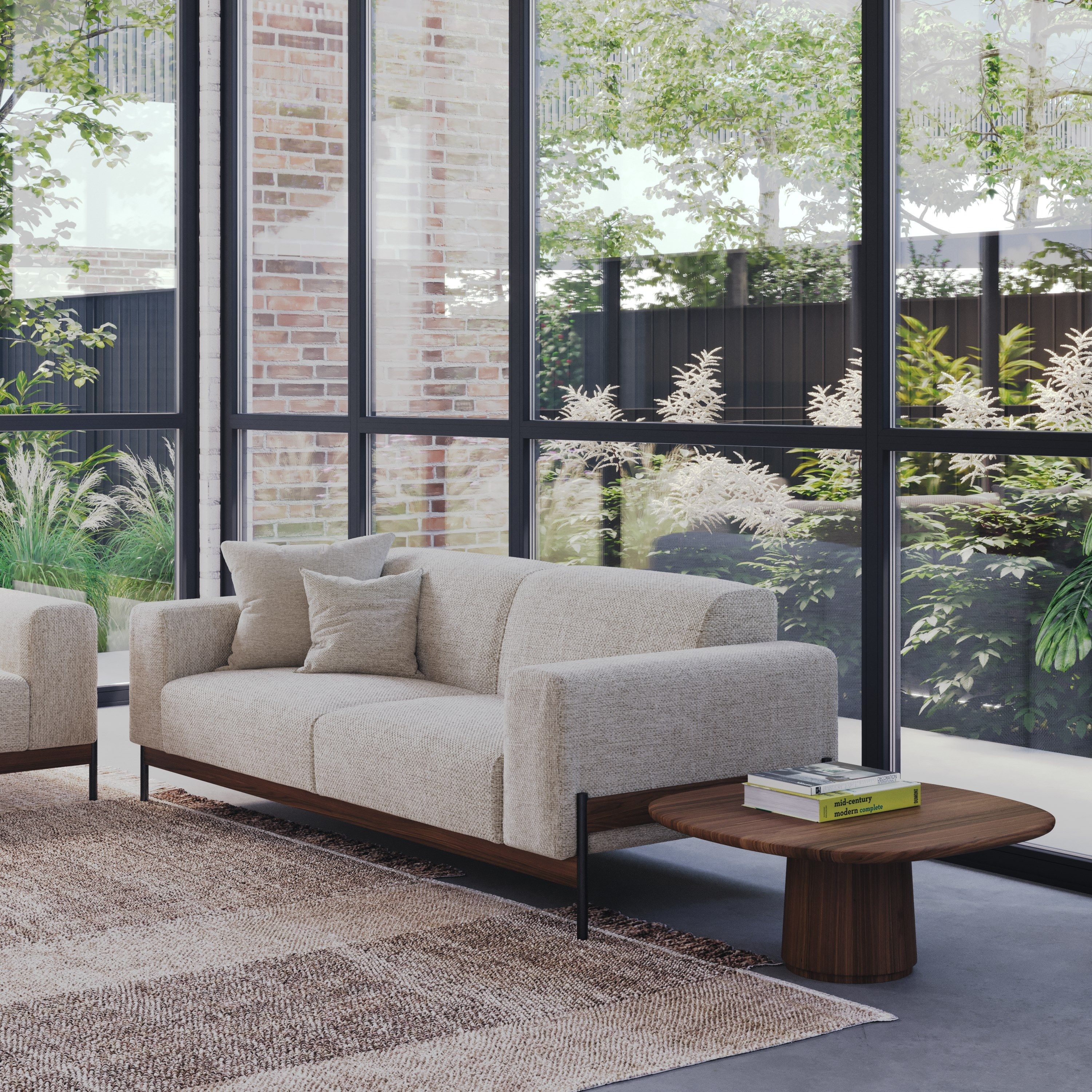 Деревянный низкий квадратный журнальный столик для гостиной Wewood Amos ARCH-00024447 - Вид №10