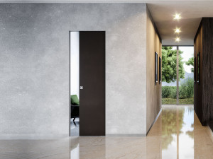 Раздвижные двери заподлицо стены