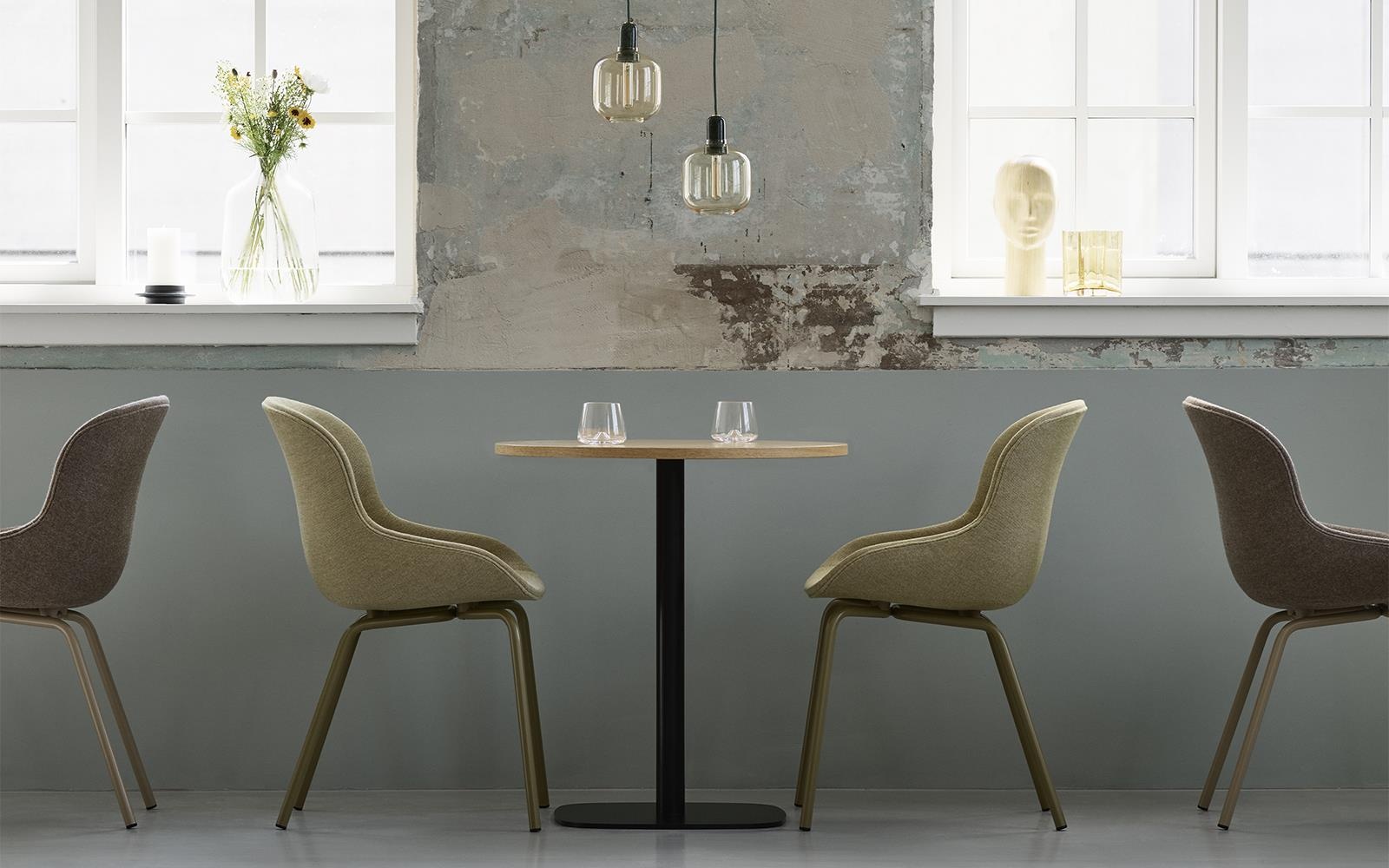 603901 Стул со стальной обивкой Olive / Main Line Flax Normann Copenhagen Hyg  - Вид №2