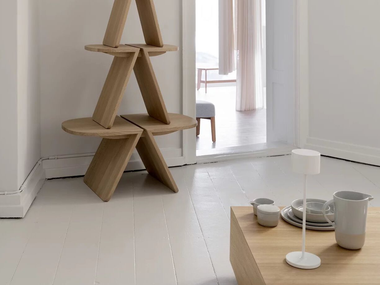 Алюминиевая светодиодная настольная лампа с батарейным питанием blomus Farol ARCH-00068766 - Вид №14