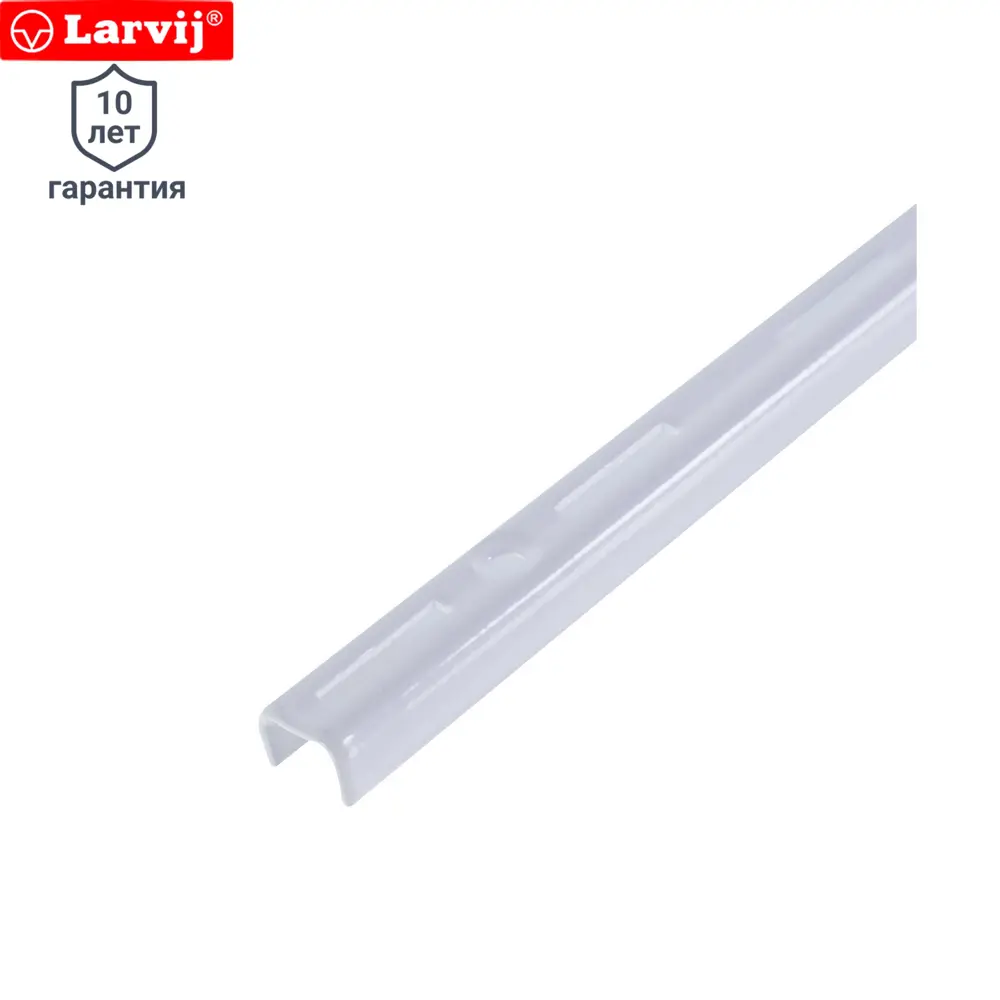Направляющая однорядная Larvij 200 см 55 кг/20 см цвет белый 10294217 STLM-2039457 