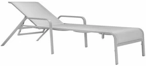 JANUS et Cie Штабелируемый раскладывающийся садовый кушетка с подлокотниками Zephyr