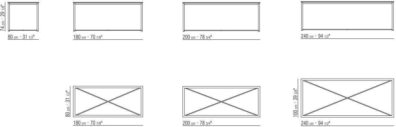 Flexform Прямоугольный стол из нержавеющей стали и стекла Moka outdoor sun-id-1476086 - Вид №3