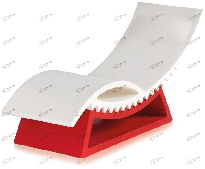 SLIDE Шезлонг из полиэтилена Tac sun-id-1462040