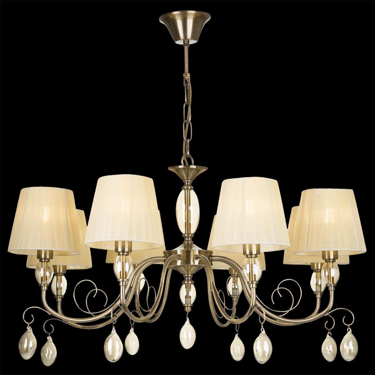 Подвесная люстра Freya Peta FR2004PL-08BZ FREYA ДИЗАЙНЕРСКИЕ, PETA 279384 Бежевый  - Вид №1