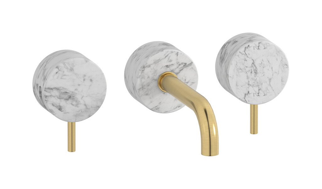 Смеситель встроенный для раковины WE ARE IB mr306os_1 Brushed Gold Marmo