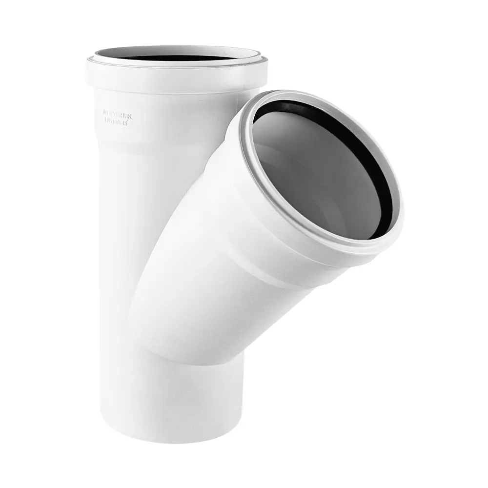 Тройник канализационный малошумный MONLID D110x110/45° мм полипропилен 89442431 STLM-2087608  - Вид №1