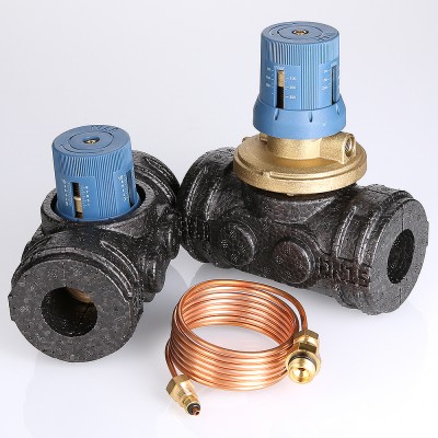 VT.040.G.30006 Автоматический регулятор перепада давлений в комплекте с запорно-регулировочным клапаном Valtec 1", 50–300 мбар  - Вид №8