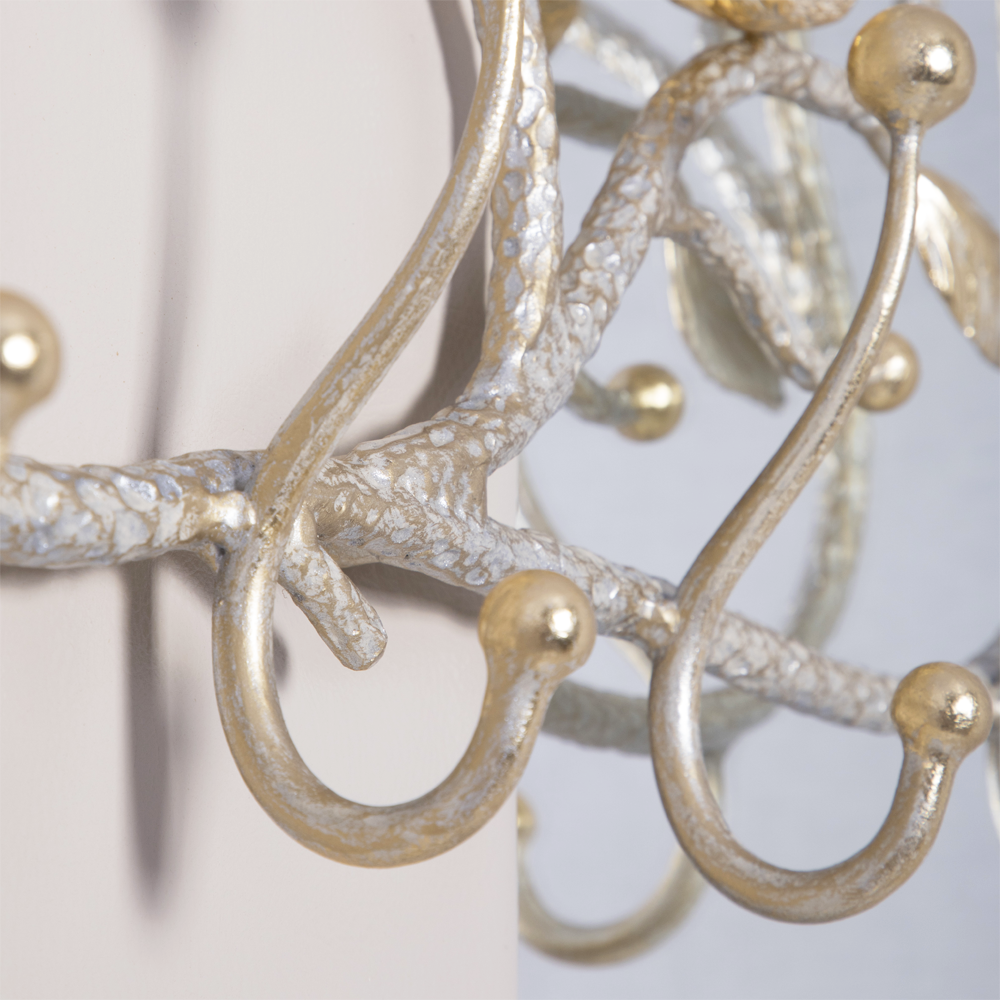 15011,14079 Настенная прихожая Терра Айвори с зеркалом BOGACHO 4627196590557, 4627196590526 - Вид №6