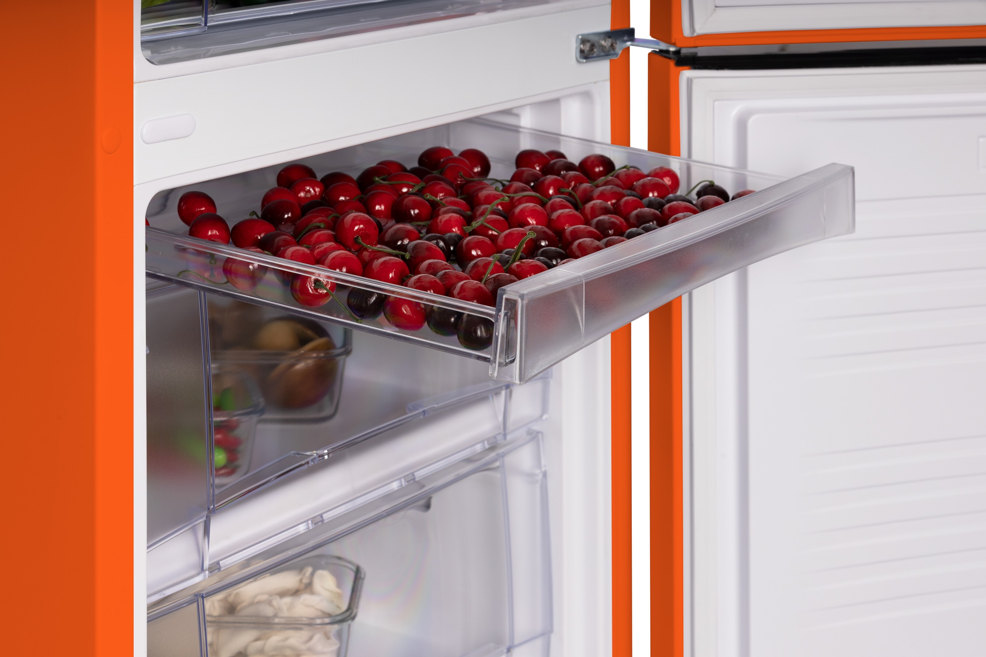 9021277 Холодильник с морозильником   Nordfrost NRB 161NF Or оранжевый STDN-0012283 - Вид №11