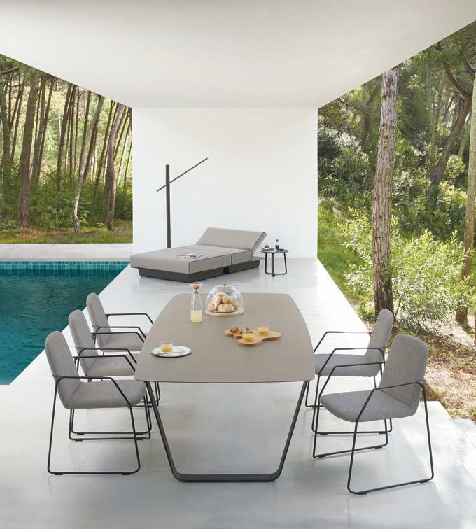 Обеденный стол pwi lava f10 264см x 118см Manutti Air MNST807 - Вид №11