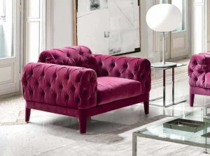 CTS SALOTTI Стеганое кресло с подлокотниками Elliot