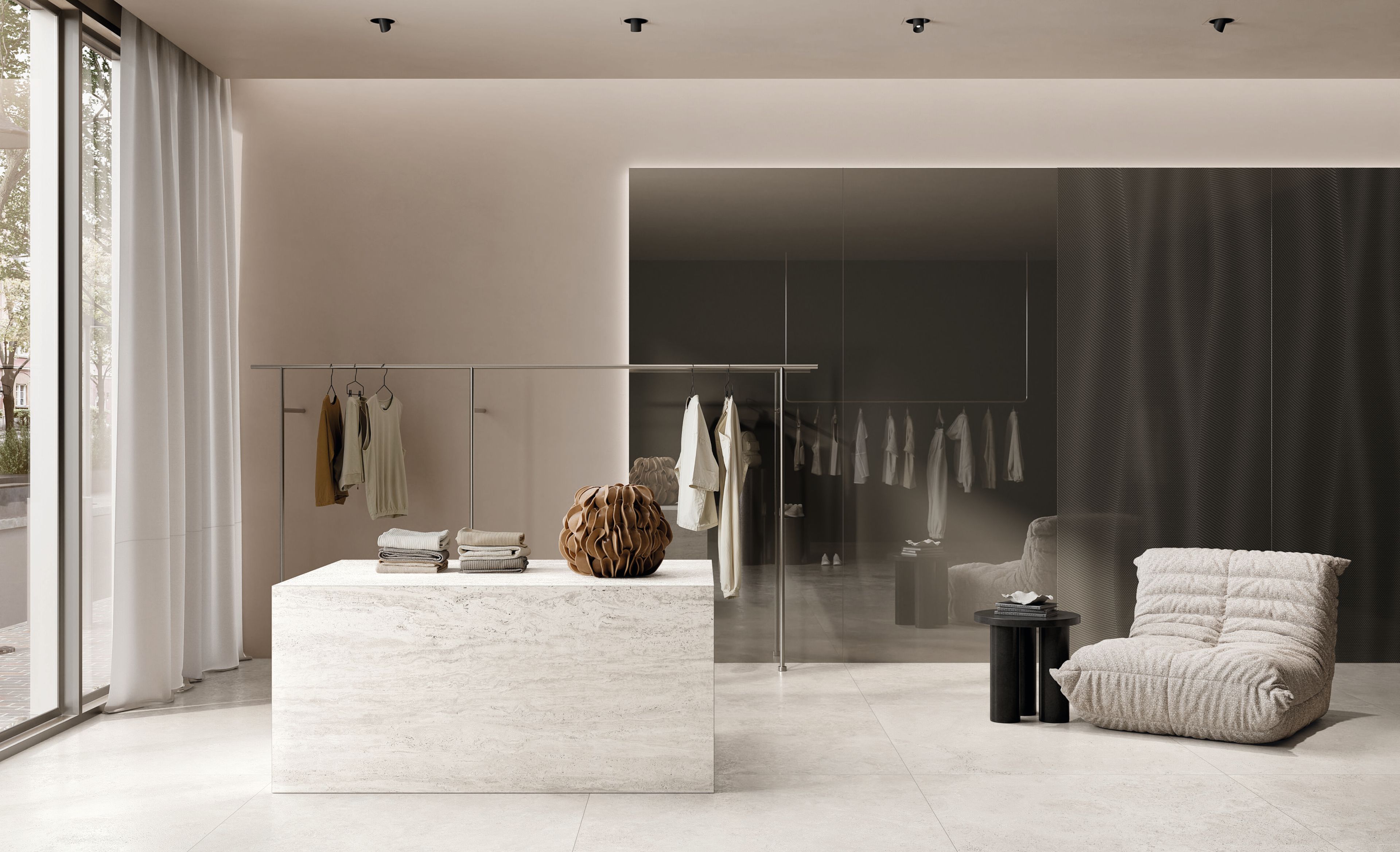 Напольное / керамогранит с металлическим эффектом CERAMICA FONDOVALLE Reflex ARCH-00139344 - Вид №1