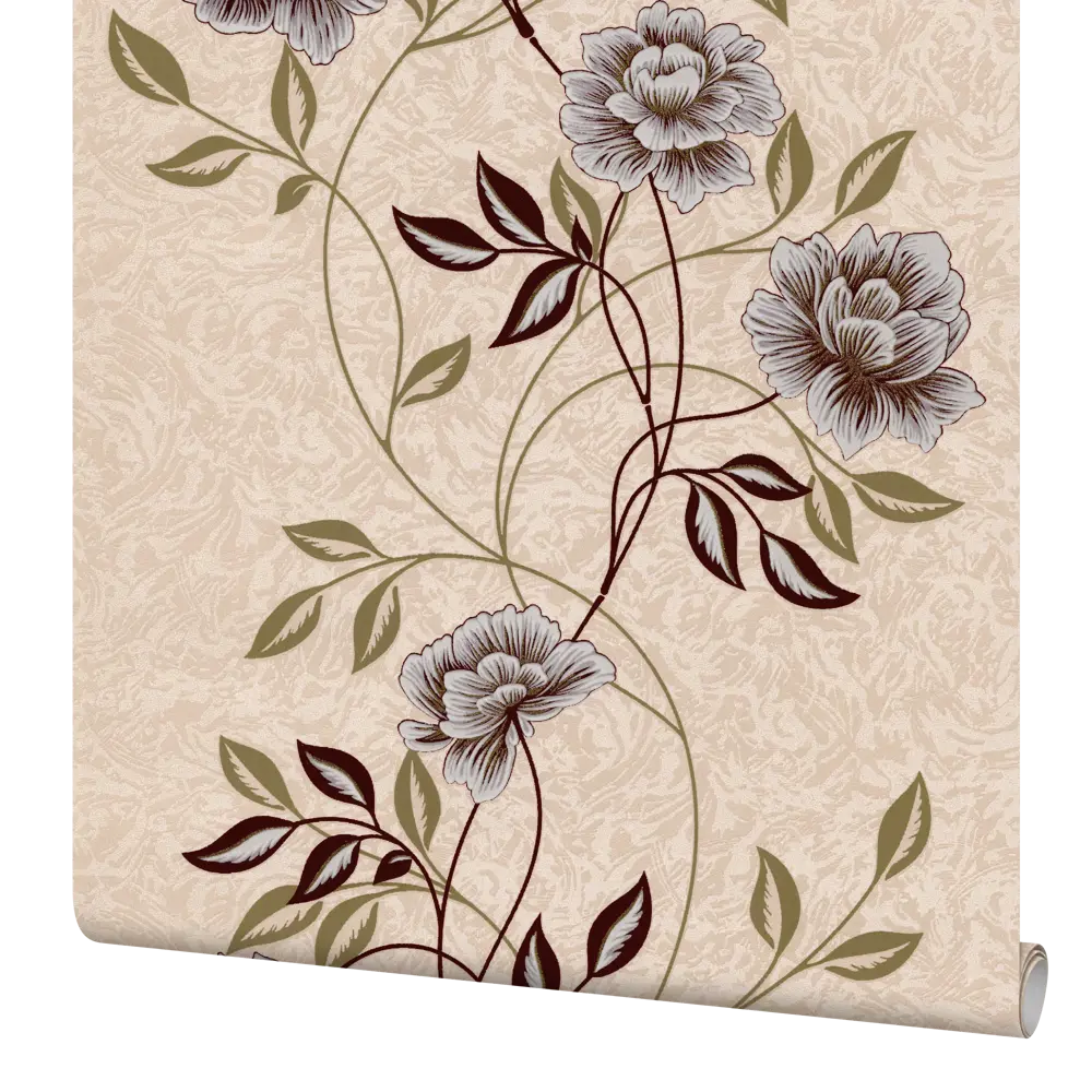 Обои виниловые Home Color Jardin бежевые 0.53 м 136-25 13433921 STLM-2138660