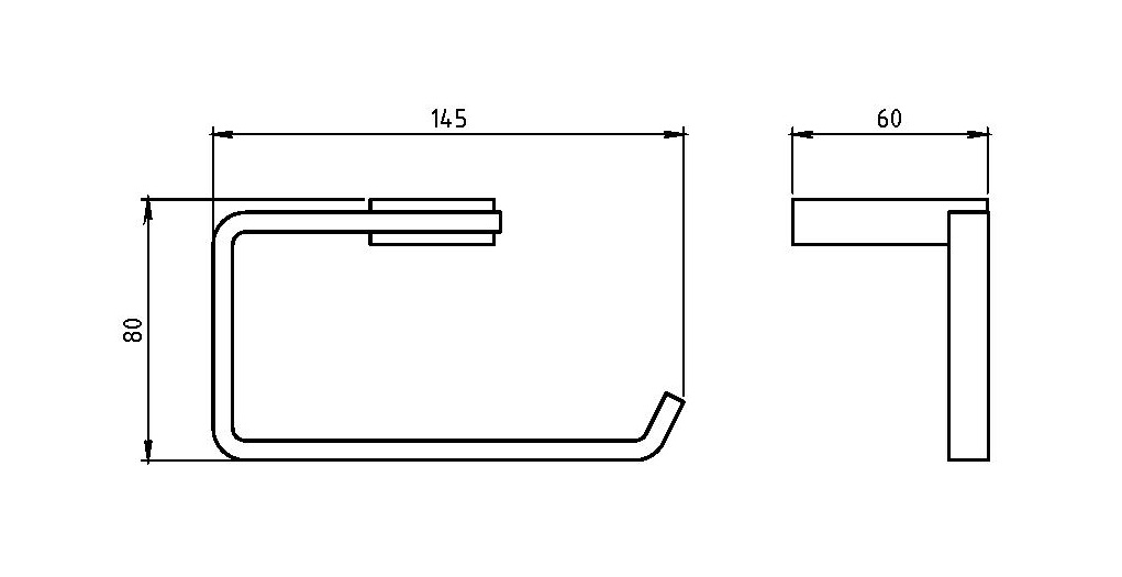 Держатель туалетной бумаги Novaservis Metalia 9 0931.0 хром 09310 - Вид №1