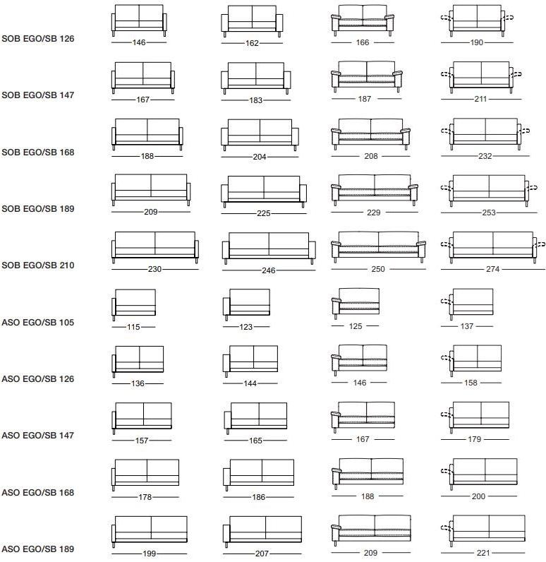 Rolf Benz Диван из ткани Rolf benz 011 ego sun-id-1352050 - Вид №2