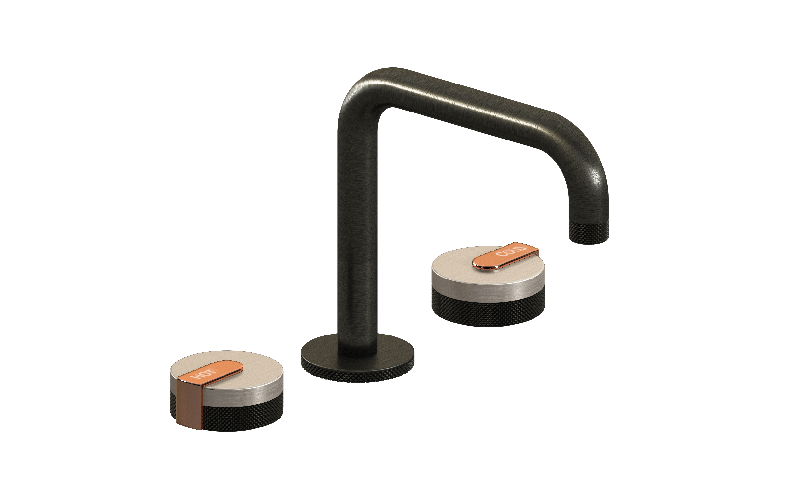 E-11511-R1BNi-L1RG-BOX Смеситель для умывальника на 3 отвертия GRAFF MOD+