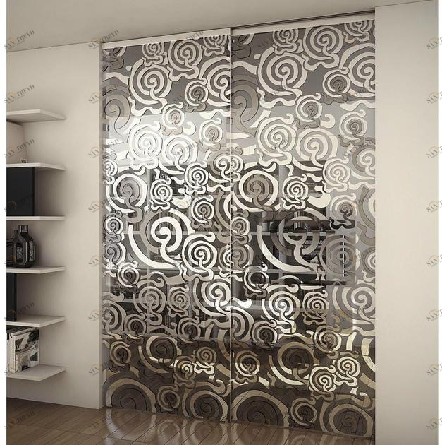 FOA Раздвижная стеклянная дверь с направляющей для подвесного потолка Sinthesy sun-id-1395782