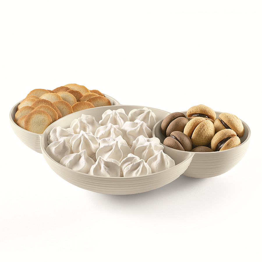 17120079 Менажница tierra, бежевая Guzzini  - Вид №5