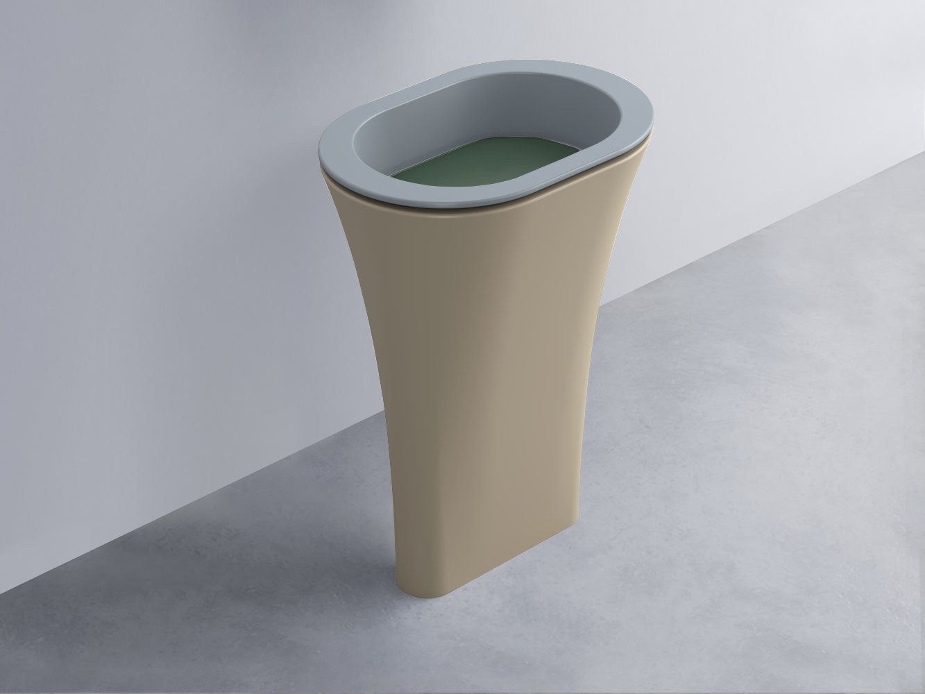 AMLA65-BR+AMPILO-MU+AMCOLO-AV Раковина Amedeo Ovale отдельностоящая cielo Enjoy + Amedeo Ceramica Cielo