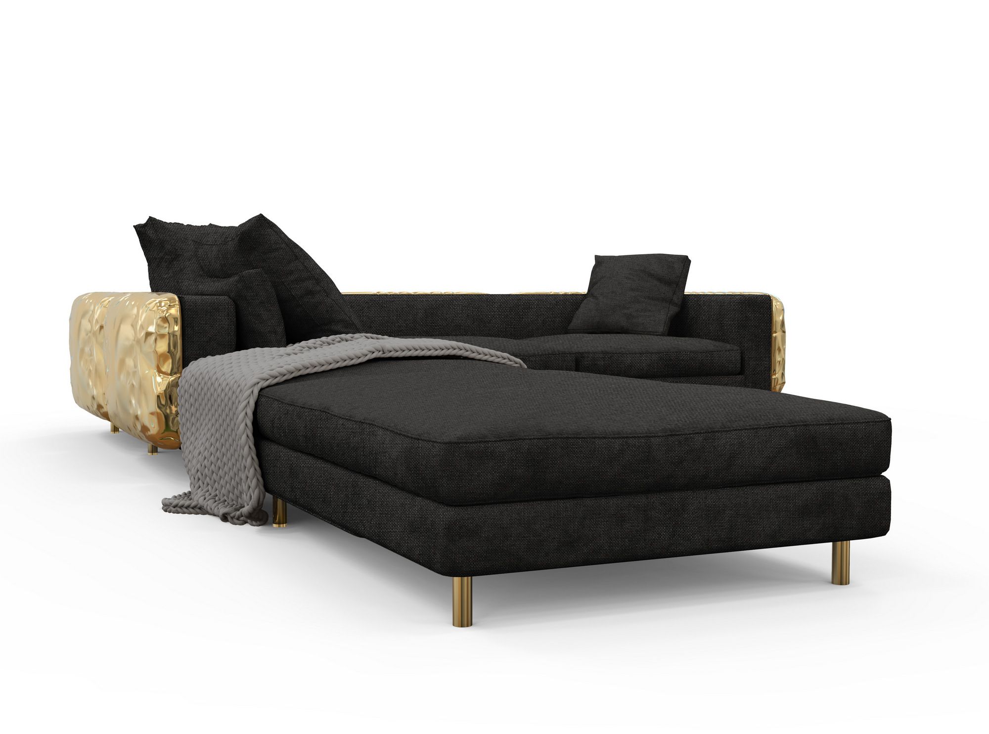 Модульный угловой диван из ткани с полуостровом Boca do Lobo Новые поступления ARCH-00046314 - Вид №11