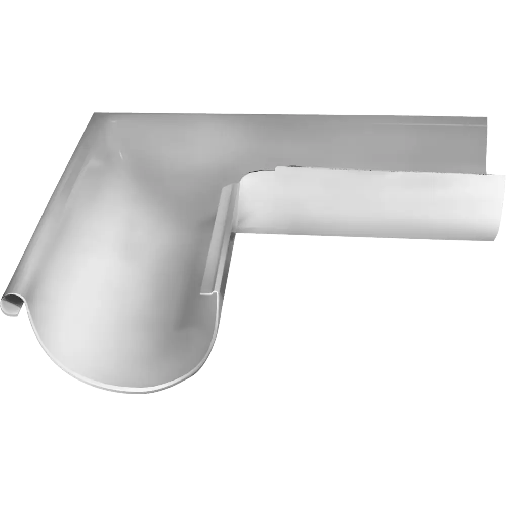 Угол желоба на 90° внешний 125 мм цвет сигнальный белый Grand Line STLM-2114965