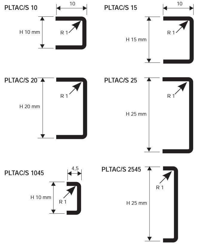 Полированная стальная доска для облицовки PROGRESS PROFILES зеркало ARCH-00054870 - Вид №4