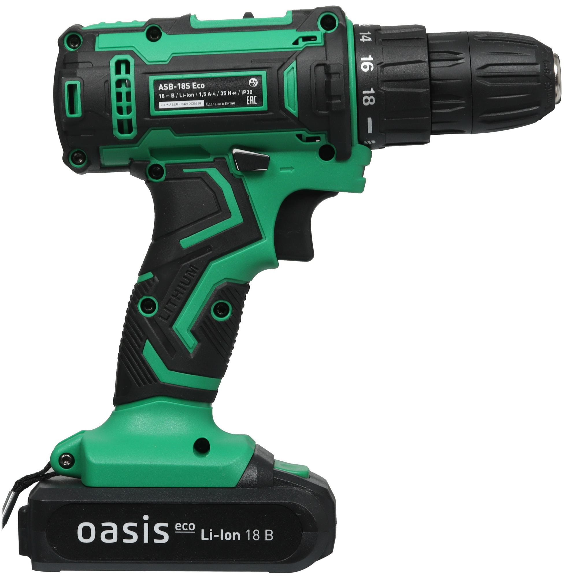 Шуруповерт Oasis ASB-18S Eco 9125032 STDN-0044644 - Вид №2