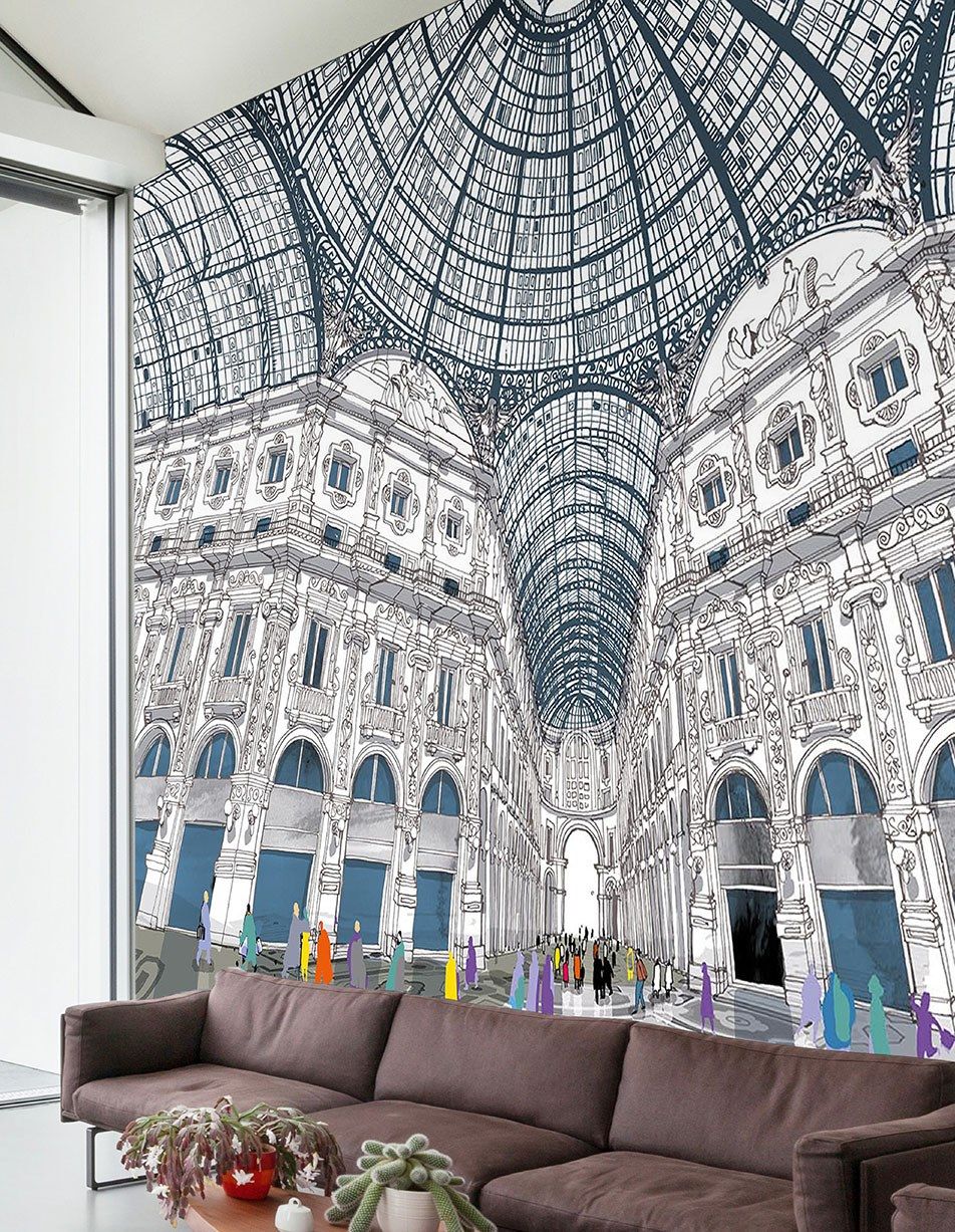 Перспективные обои ПВХ бесплатно, экологически чистые, моющиеся WallPepper коллекция 2021 ARCH-00055270