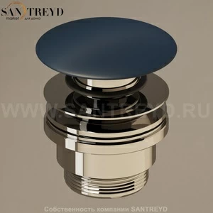 Flaminia PLCE Донный клапан с синей накладкой PLCE.7016