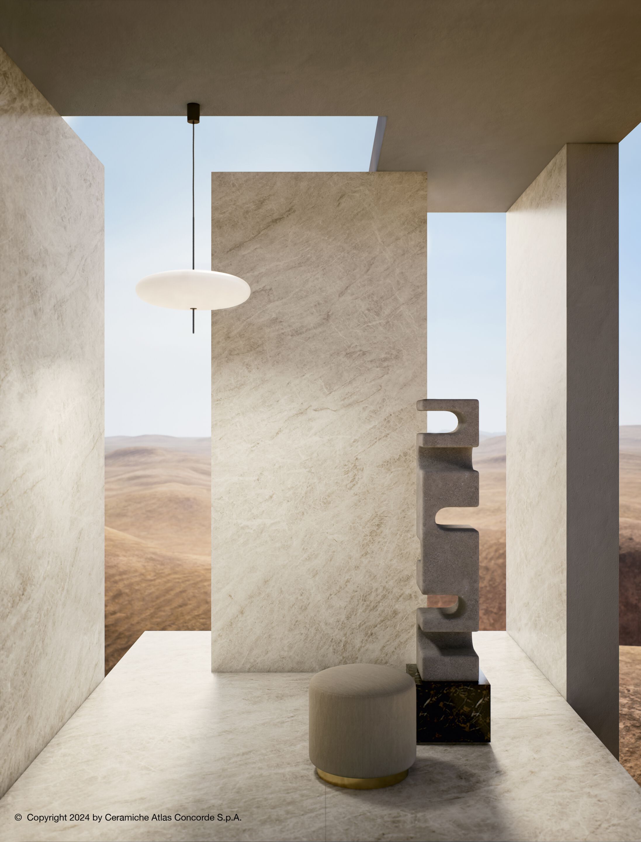 Пол / керамогранит с мраморным эффектом Atlas Concorde Marvel Diva ARCH-00083250 - Вид №12