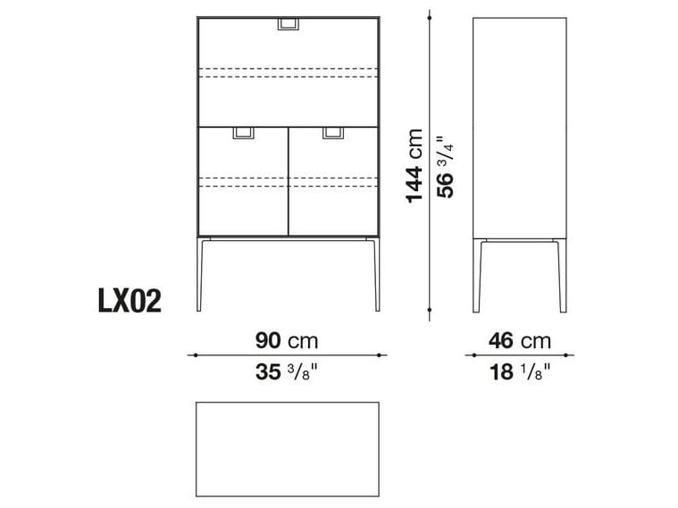 Шкаф с распашными дверцами Maxalto ARCH-00135777 - Вид №3