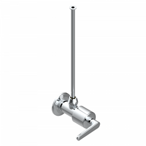 G9B-181/S Кран запорный 1/2" стильный регулируемый с 30 cм трубкой Thg-paris System métal lisse с рукоятками Хром