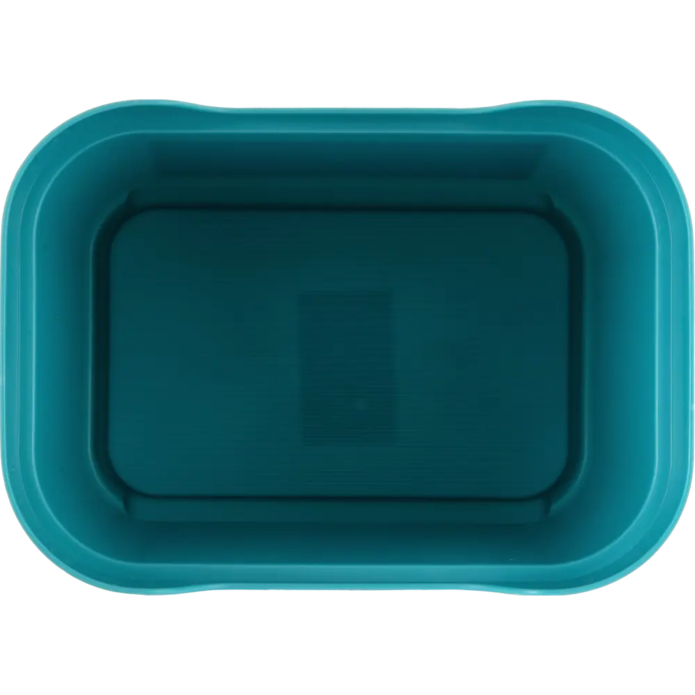 Ящик LUXE с крышкой 19x13x11 см 1.9 л пластик цвет голубой БЫТПЛАСТ STLM-2137174 - Вид №2