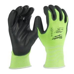 Перчатки трикотажные Milwaukee Hi-Vis Cut level 1/A 11/XXL 5478052