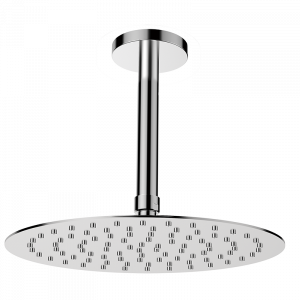 05027012 PREMIUM Тонкий Showerhead + Потолочный кронштейн Усиленный Хром GRB MIXERS
