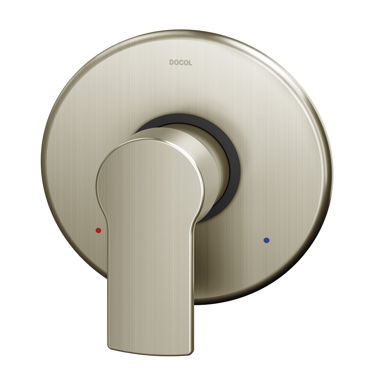 01003344 Однорычажная отделка для душа из матовой меди и гигиенического душа Docol ARGON 