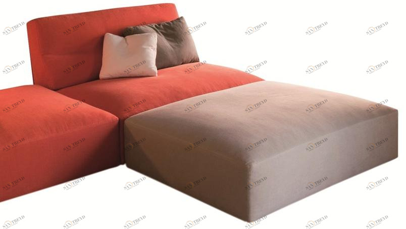 Verzelloni Съемный тканевый пуф Joe sun-id-1444427