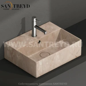 IN046AB Подвесная раковина настенная прямоугольная Ceramica Globo T-EDGE