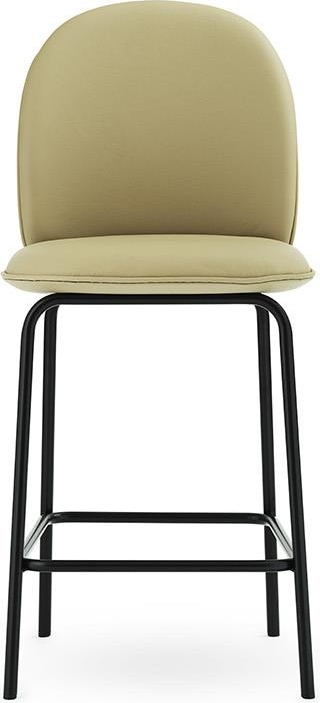 603120 Стул Bar, 65 см, полная обивка, черная сталь, ультра-кожа Normann Copenhagen Ace - Вид №1