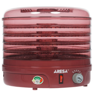 1130060 Сушилка для овощей и фруктов Aresa AR-2602 красный