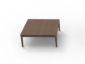 Модуль журнального столика для садового дивана в iroko