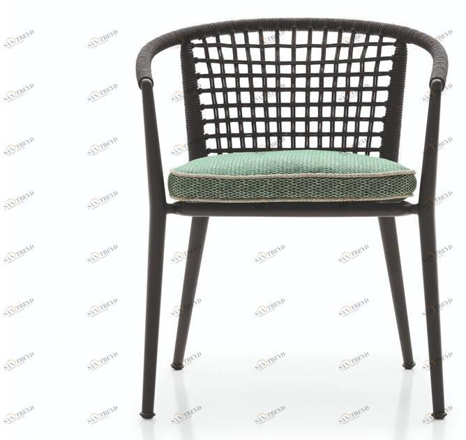 B&B Italia Outdoor Штабелируемый садовый стул с подлокотниками Erica '19 sun-id-1383458