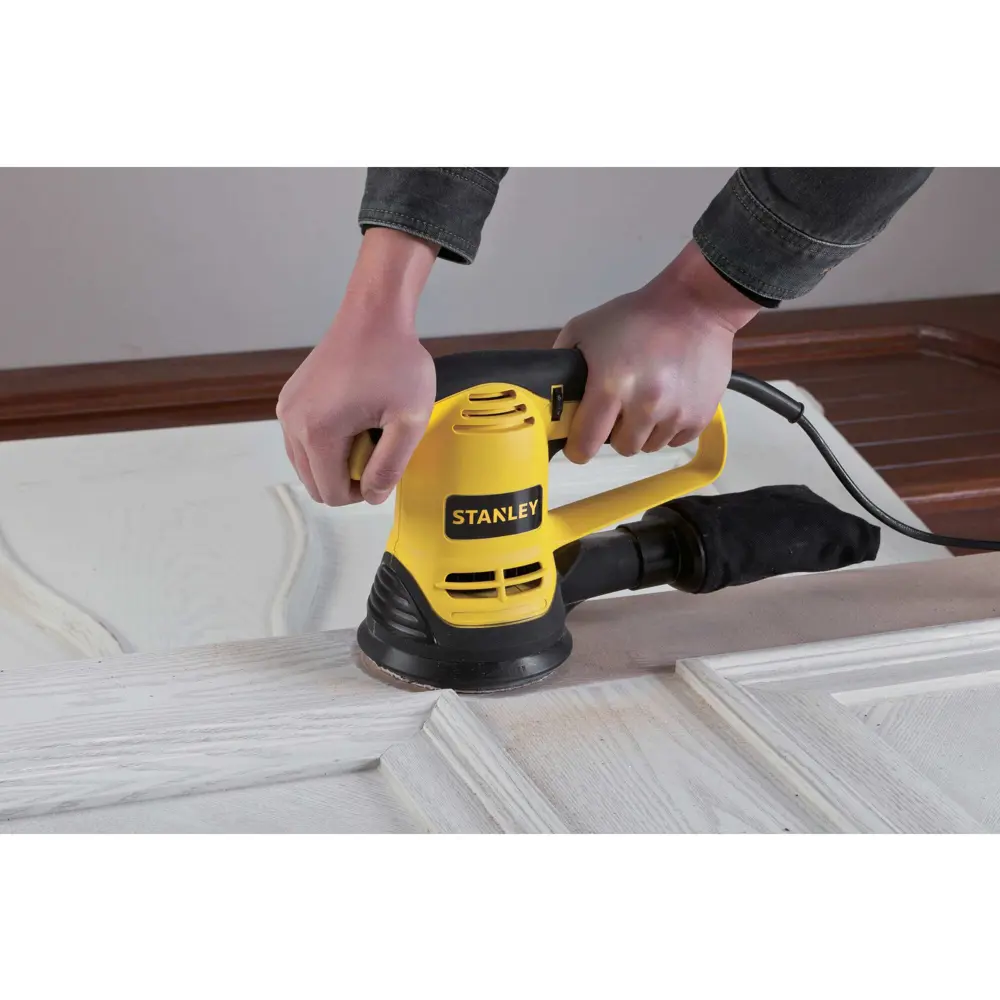 Эксцентриковая шлифмашина Stanley SRS480, 480 Вт, 125 мм 84802712 STLM-2019223  - Вид №7