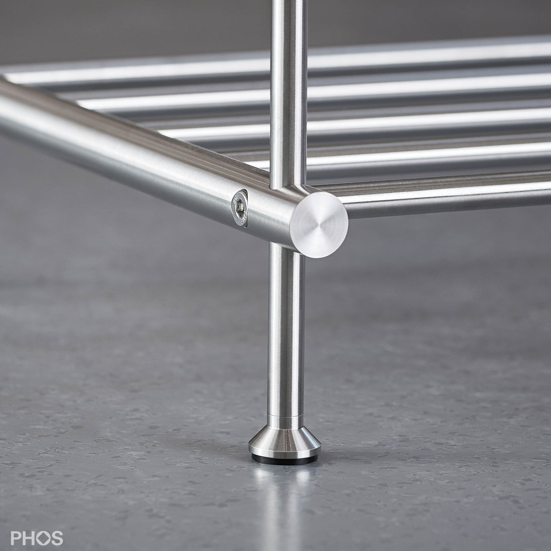 SBS600-5-Eiche Сервант с дубовыми полками, 1 поле, 5 уровней, ширина 65 см PHOS  - Вид №3