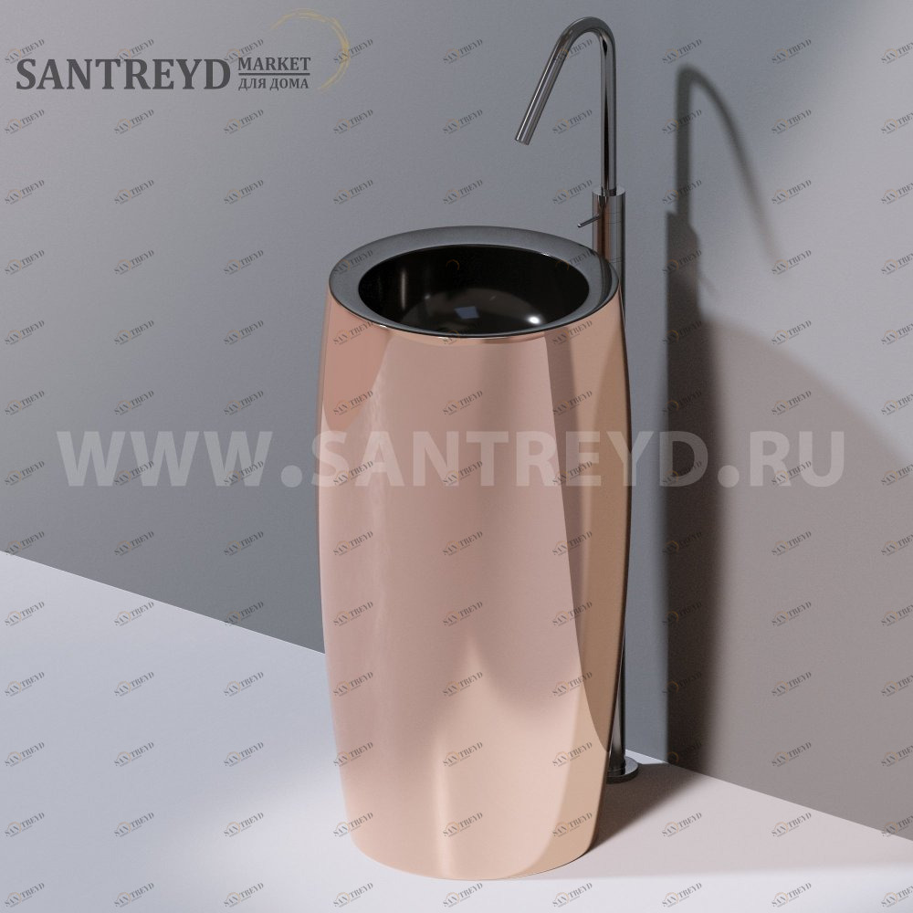 L100T0R0VT.260 Напольная раковина стоящая круглая A. e T. Italia SPOT AeT ITALIA TOTEM