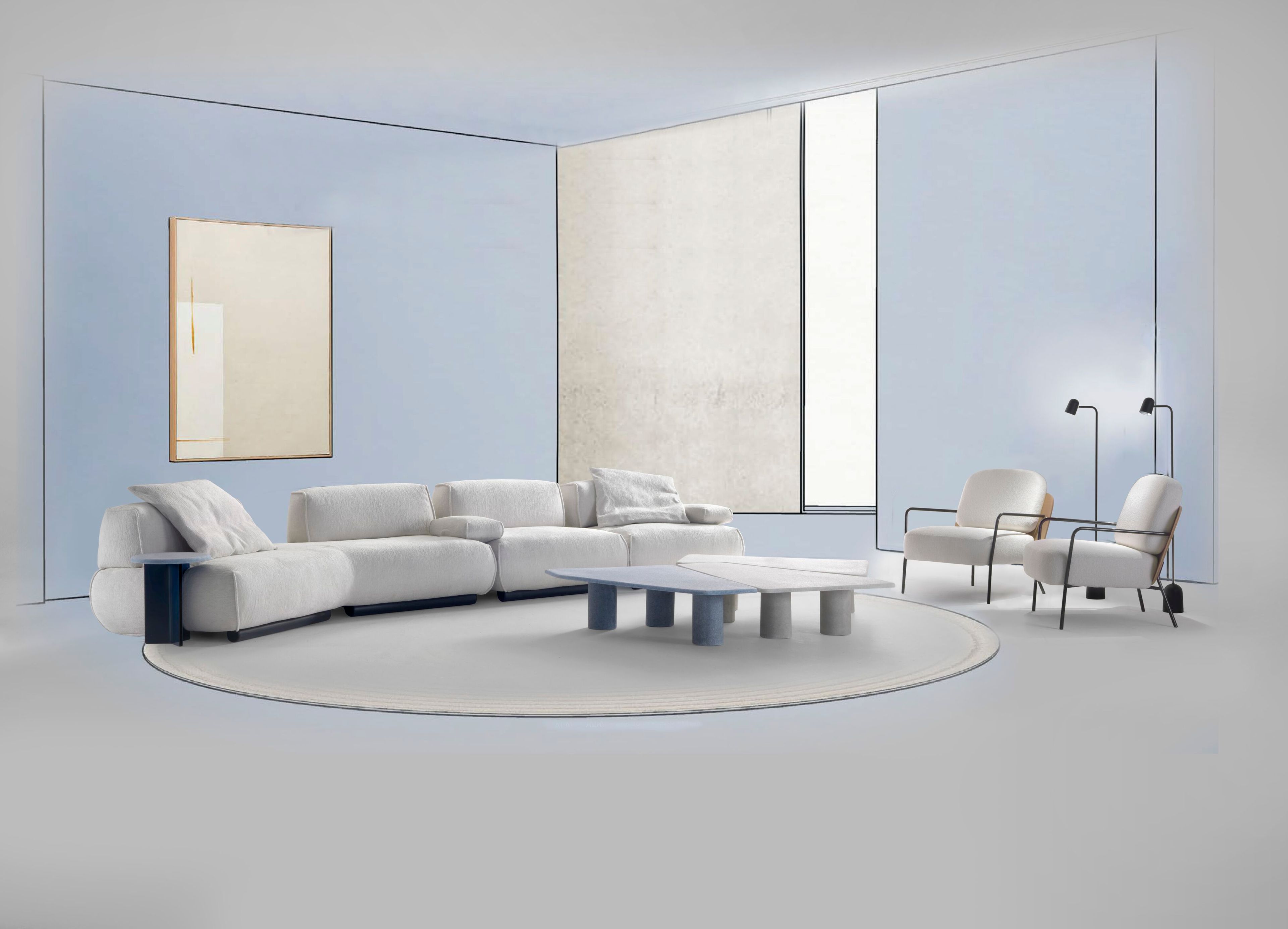 Модульный тканевый диван Marac Оуэн ARCH-00133445 - Вид №45