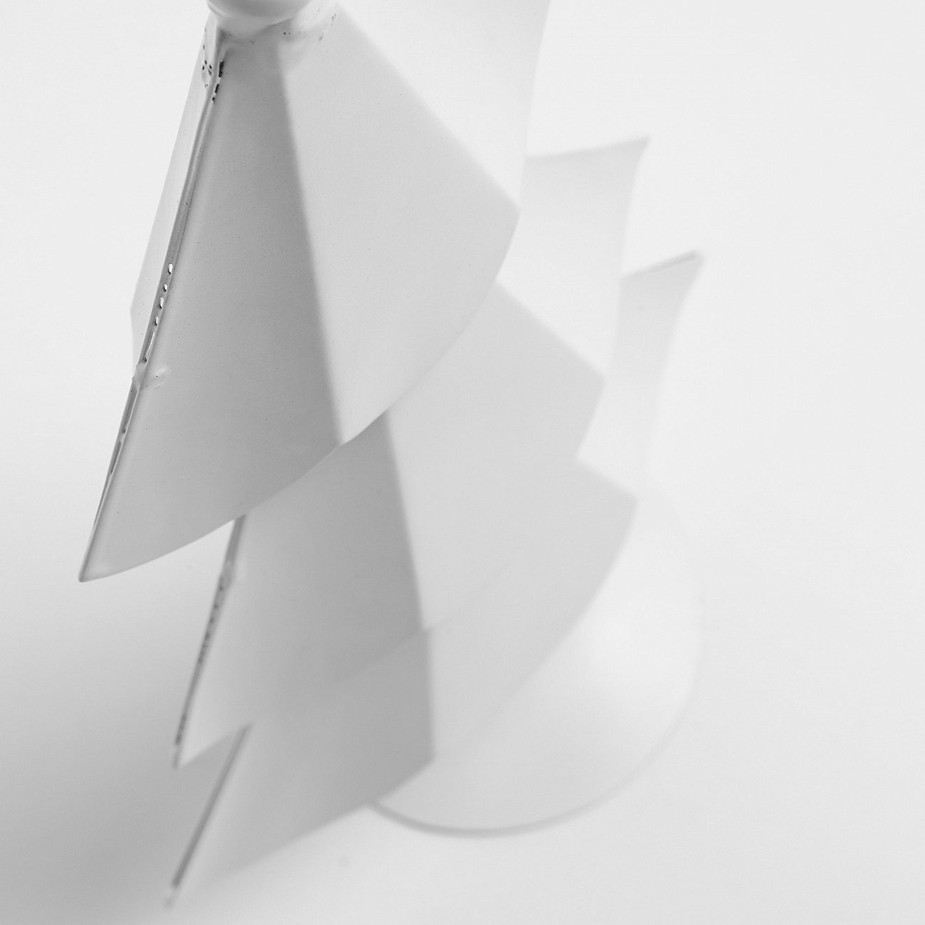 Статуэтка декоративная металлическая 27х15 см белая Clippy от La Forma LA FORMA ЕЛКА, НОВЫЙ ГОД 00-3865229 Белый  - Вид №2